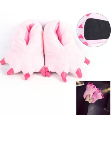 Pantuflas Garra de Mujer Color Único x 12 Pares.Talla: 36 / 37 - 38 / 39 - 40/ 41