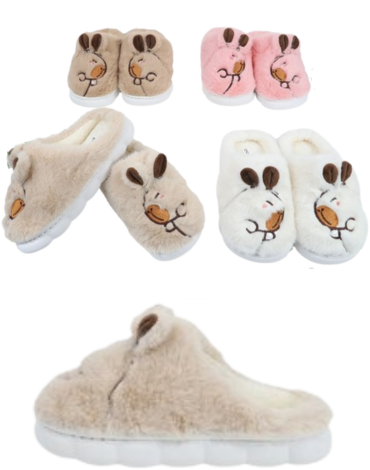 Pantuflas Infantiles Colores Surtidos x 48 Pares.Talla: 30 al 35