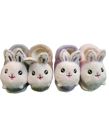 Pantuflas de Niñas Colores Surtidos x 24 Pares.Talla: 25 al 30
