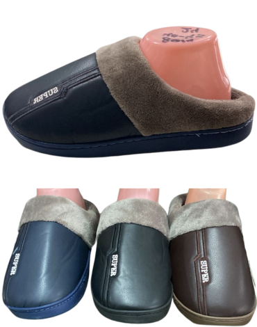 Pantuflas de Hombre Colores Surtidos x 24 Pares.Talla: 40 al 45