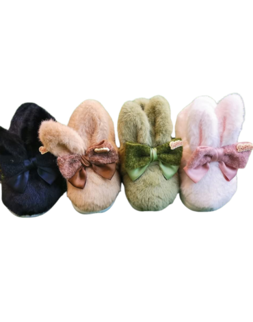 Pantuflas de Niñas Colores Surtidos x 24 Pares.Talla: 25 al 30