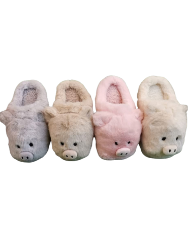 Pantuflas de Niñas Colores Surtidos x 24 Pares.Talla: 25 al 30