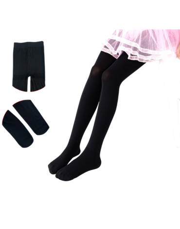 Panty Hose Escolar Color Negro x 12 Unds. Talla: 5 - 6