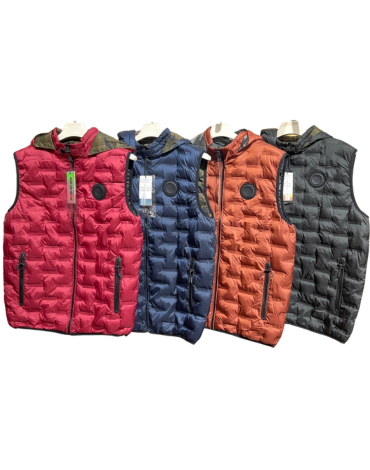 Parka sin Manga Colores Surtidos x 12 Unds. Talla: S - M - L - XL