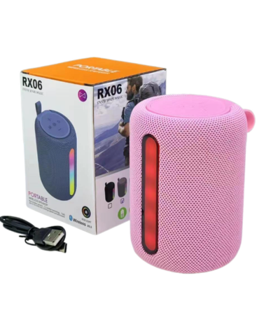 Parlante Portátil RX06 con USB Colores Surtidos x 4 Unds.