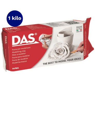 Pasta para Modelar Blanca de 1 Kilo Das  x 4 Unds.