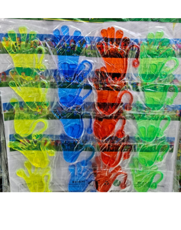 4 Set de Pegaloco Mano Colores Surtidos  (1 Set Trae: 20 PCS)