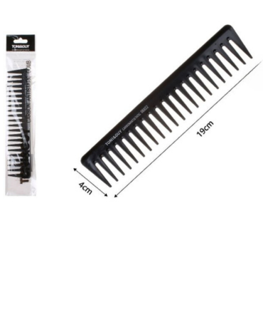 Peine Dientes Anchos x 12 Unds.Medidas:19 x 4 cm aprox