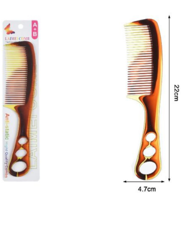 Peine  Acrílico Dientes Ancho x 24 Unds.Medidas: 21 x 4,6 cm aprox