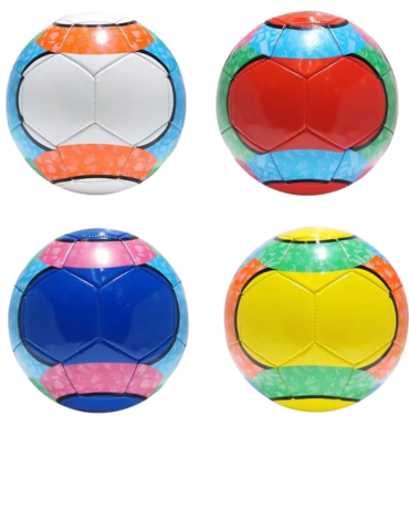 Pelota de Futbol Colores Surtidos x 4 Unds.