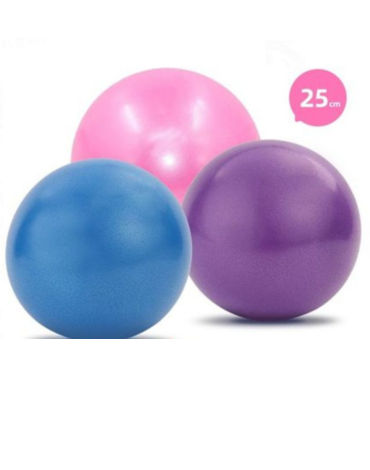 Pelota de Yoga Colores Surtidos x 12 Unds. Medidas: 25 cm aprox