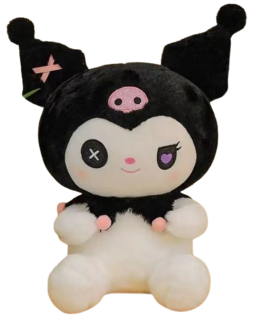 Peluche de Sanrio Kuromi x 1 Unds. Medida: 50 cm aprox.