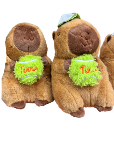 Peluche Capybara  x 4 Unds. Medida: 21 cm aprox.