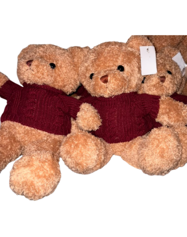 Peluche Osito x 4 Unds. Medidas: 38 cm aprox.