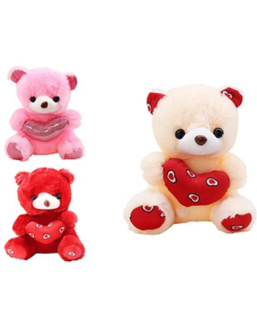 Peluche Oso Colores Surtidos x 4 Unds. Medida: 20 x 30 cm aprox.
