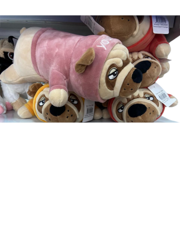 Peluche Perro x 4 Unds. Medidas:30 cm aprox