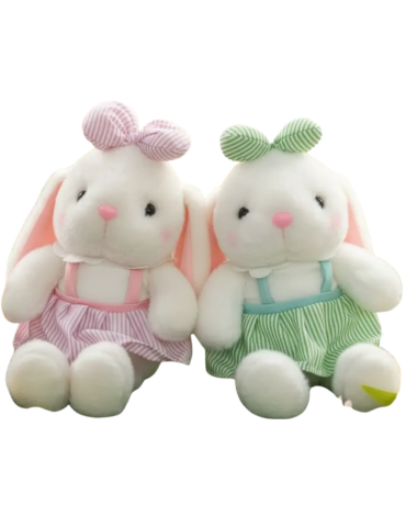 Peluche Conejo Colores Surtidos  x 4 Unds. Medida:20 cm aprox.