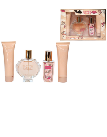 3 Set Perfume Mujer 50 ML Loción de Cuerpo 50 ML Loción de Manos de 50 ML