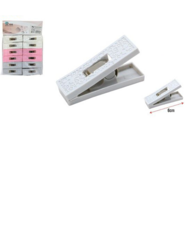 12 Set de Perrito para Ropa Plástico.Medida: 6 cm aprox (1 Set Trae:12 PCS)