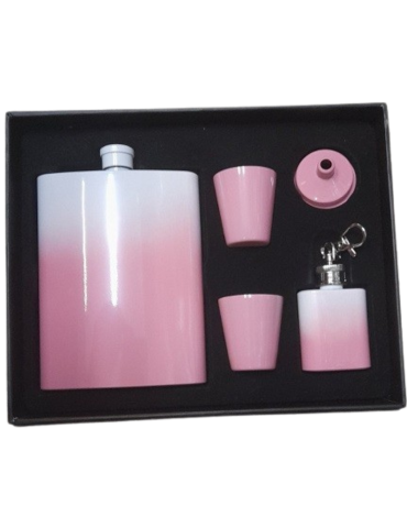 4 Set de Petaca con Accesorio (1 Set Trae: 5 PCS)