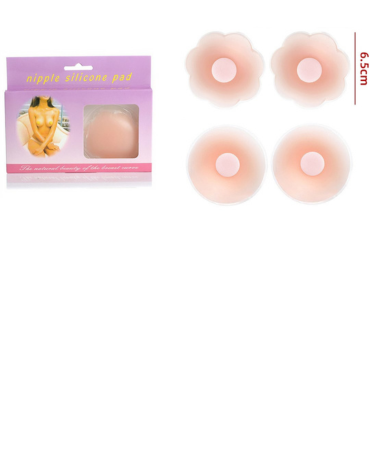 Pezoneras Invisible Rondas adhesivo  x 12 Unds. Talla: Estándar