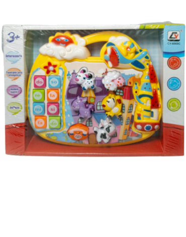 Piano Animales Musical x 4 Unds.