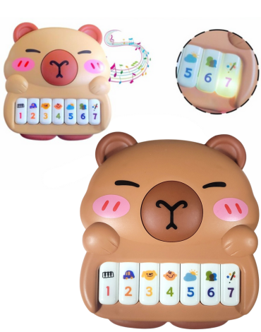 Piano Infantil Musical Capibara x 4 Unds.