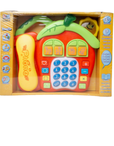 Piano Teléfono Musical Manzana x 4 Unds.