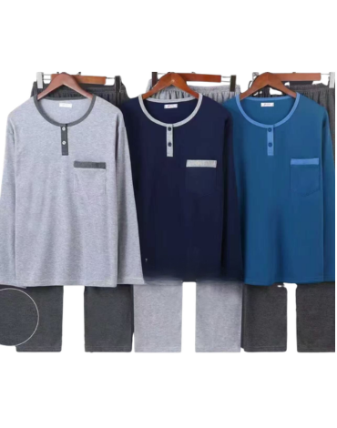Pijama Franela para Hombre Colores Surtidos x 12 Unds.Talla: M - L - XL - XXL