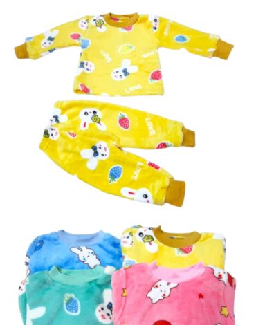 Pijama Plush Niño/Niña x 12 Unds. Tallas: 1 -  2 - 4