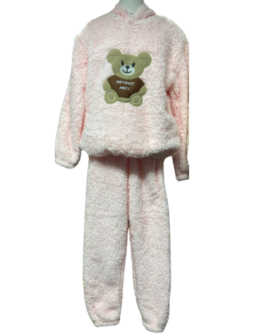 Pijama Plush de Niña Colores Surtidos x 6 Unds.Talla: 8 - 10 - 12