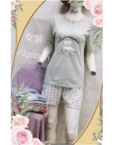Pijama de Mujer  Colores Surtidos x 12 Unds. Talla: M / L - XL / XXL