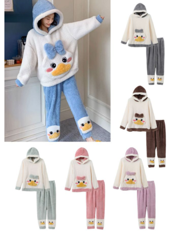Pijama de Mujer con Chiporro Colores Surtidos x 12 Unds. Talla: S / M  - L / XXL