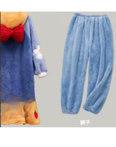 Pijama de Mujer Plush con Pantalón x 3 Unds.Talla: Estándar