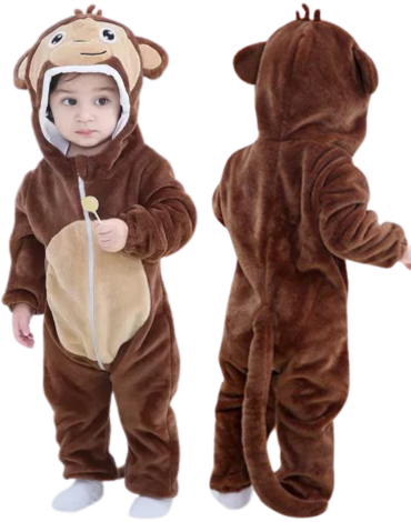 Pijama de Niño Diseño Monito x 3 Unds. Talla: 70 ( 1 años)  80  (2 años )  120 ( 4 años)