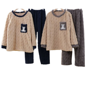 Pijama de Niño Polar con Diseño x 12 Unds.Talla:6 - 8 - 10 - 12 - 14 - 16