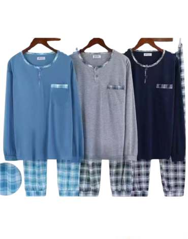 Pijama para Hombre con Pantalón x 12 Unds. Talla: M - L - XL - XXL
