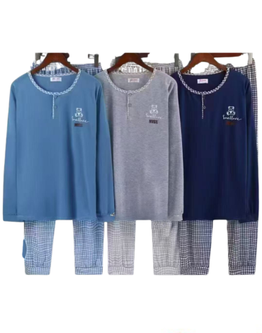 Pijama para Hombre con Pantalón x 12 Unds. Talla: M - L - XL - XXL