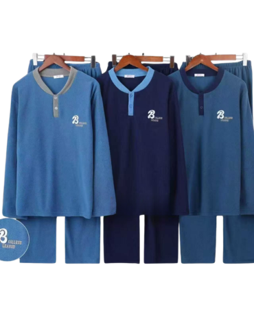 Pijama Polar para Hombre x 12 Unds.Talla: M - L - XL - XXL