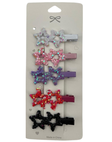 Pinche con Lentejuelas Colores Surtidos x 36 Unds.