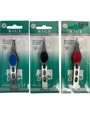 Pinza de Ceja Botón Colores Surtidos x 36 Unds.