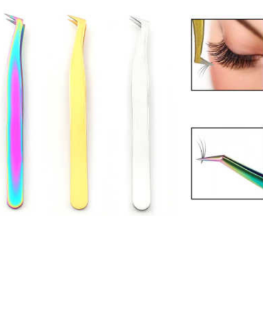Pinzas Para Extensiones De Pestañas x 6 Unds.