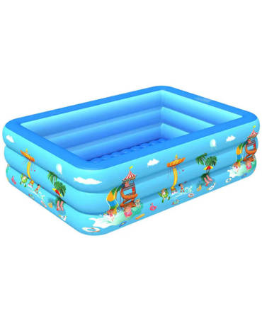 Piscina Inflable con Diseño x 6 Unds. Medida: 150 x 100 x 56 cm aprox