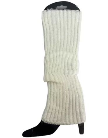 Polaina Escolar Blanco -Gris x 12 Unds.