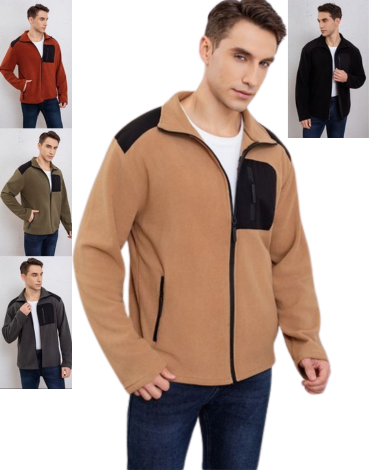Polerón de Hombre Polar Colores Surtidos x 18 Unds.Talla: S - M - L