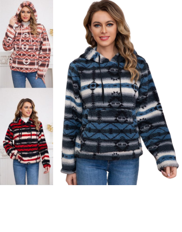 Polerón Polar de Dama x 4 Und. Talla:  S / M -  L / XL