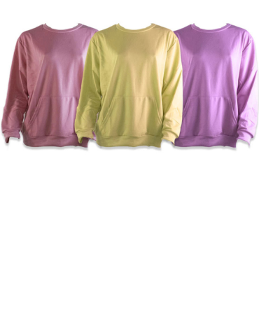 Polerón de Dama Colores Surtidos x 12 Unds.Talla: M / L - XL / 2XL