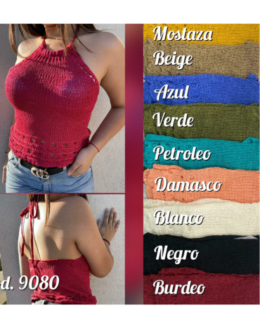Polera de Hilo para Dama x 6 Unds. Talla: Estándar