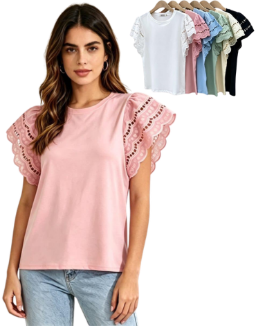 Polera de Mujer Colores Surtidos x 4 Unds. Talla: Estándar