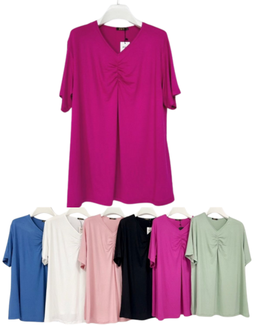 Polera Elasticada Colores Surtidos x 12 Unds.Talla: L / XL - 2XL / 3XL